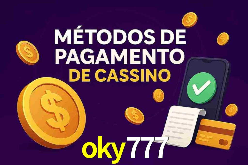 Métodos de Pagamento no oky777